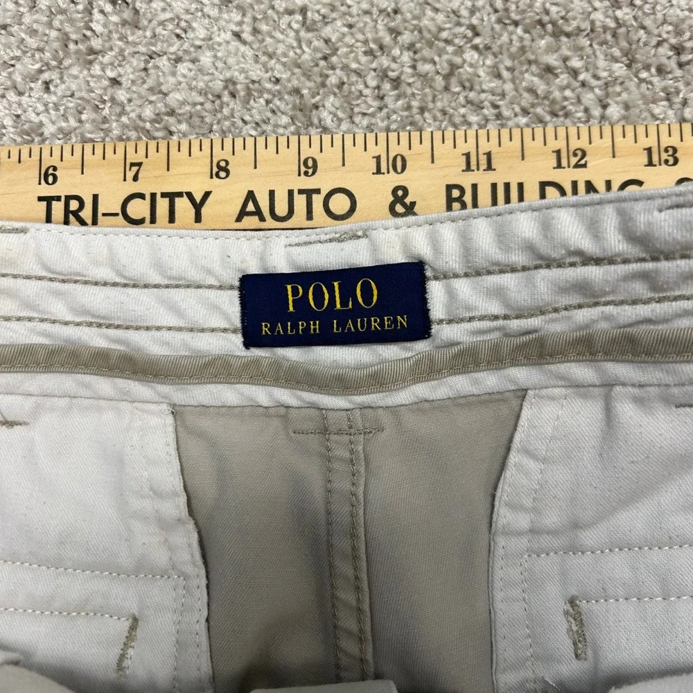 Polo‎ Ralph Lauren Classic Chino Cargo Shorts Men Size 34 Cotton Preppy